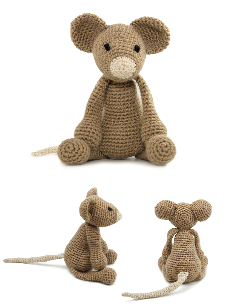 toft ed's animal chloe the woodmouse amigurumi crochet